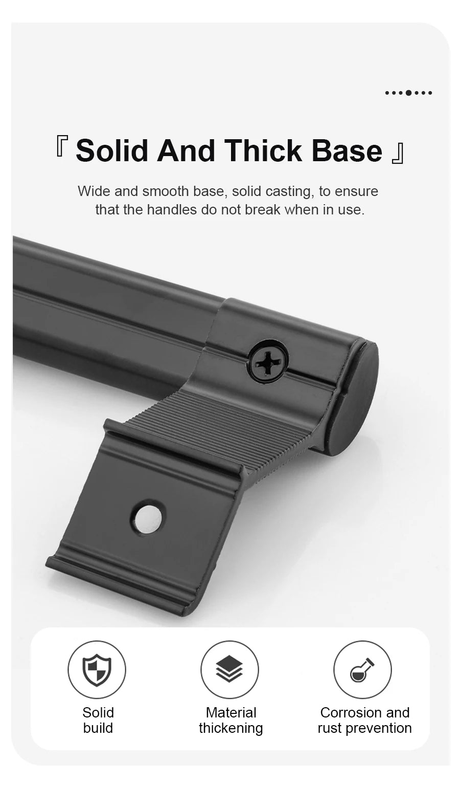 Heavy-Duty Aluminum Door Handles Window Door Handles Cabinet Pulls Kitchen Furniture Handles Hardware