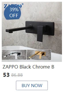 ZAPPO Shower Panel Tower System with LED Rainfall Waterfall Head LED Full Body Jets System Handheld Shower Column w/Tub Spout