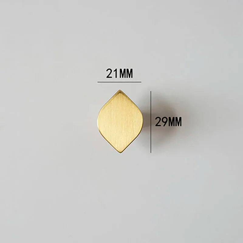Modern Simple Wardrobe Handles Cabinet Knobs Furniture Door Pulls for drawer dresser cupboard Brass Hardware