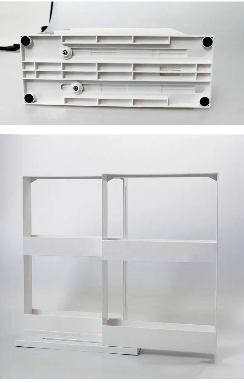 Delicate Spice Rack Double Storage Food Rack Rotating Spice Storage Shelf for Kitchen Bathroom