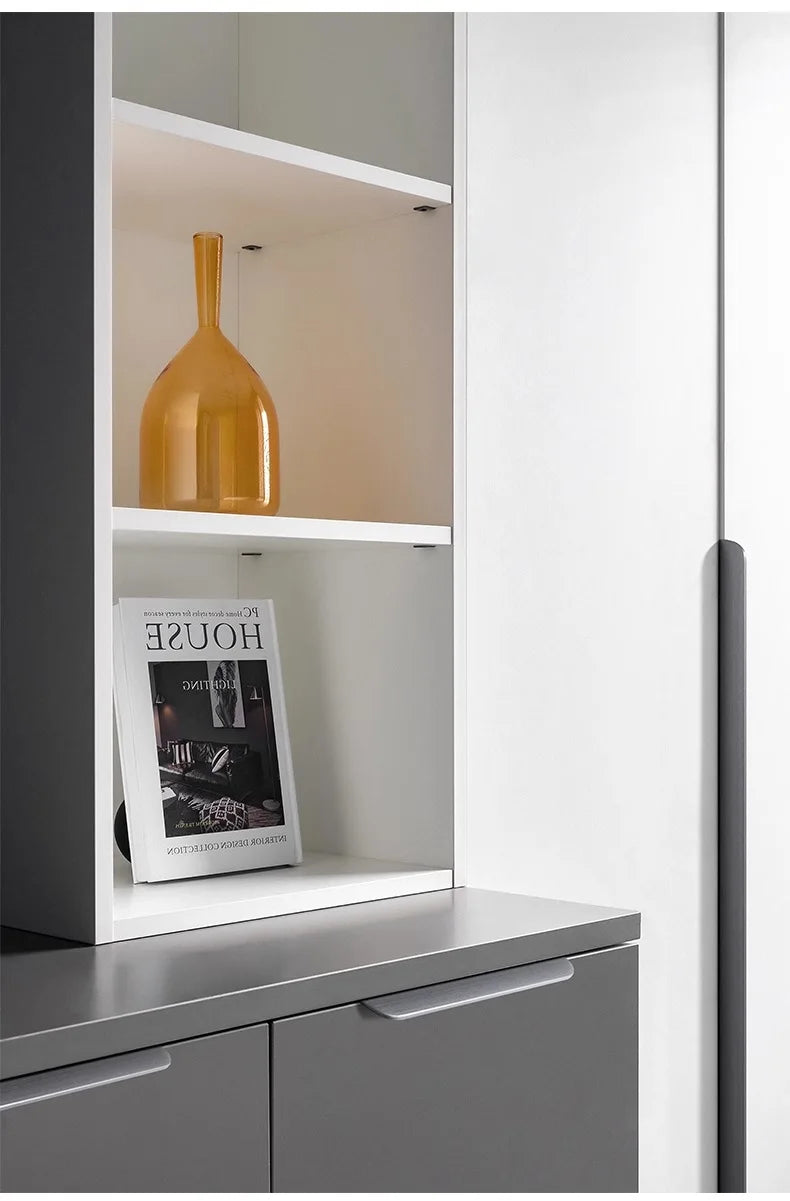 Hidden Minimalist Cabinet Handles for Kitchen Wardrobe | No Drilling Black Edge Pulls | Custom Length 80mm-1200mm Modern Design
