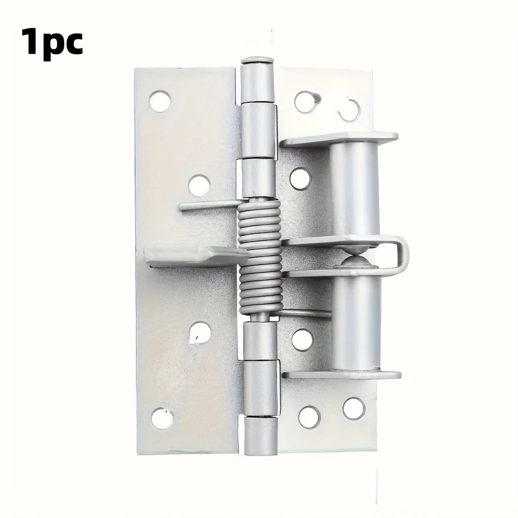 Self Closing Spring Door Hinge Mute 4 Inch Cabinet Door Hinge Invisible Automatic Door Closer Hinge Anti-Rust Household Hardware