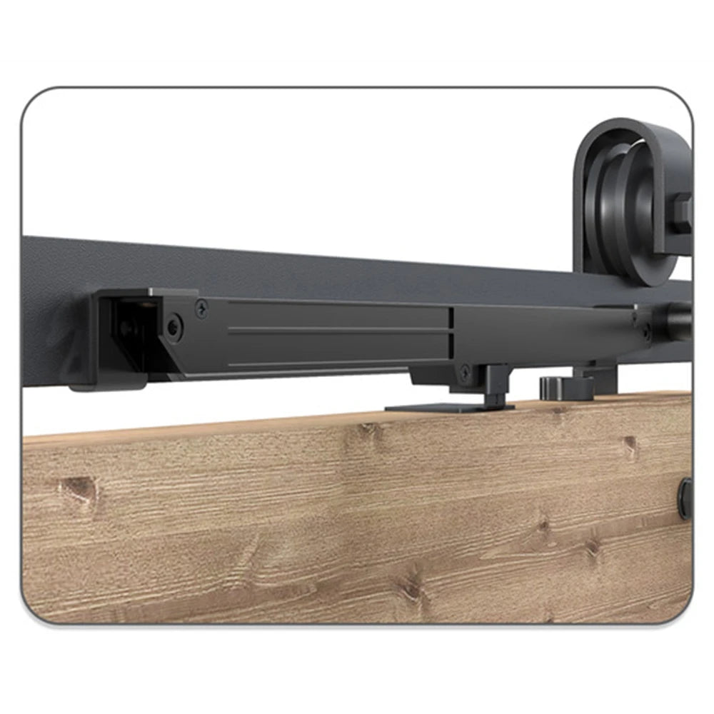 Barn Door Soft Close Mechanism Damper Sliding Spring Buffer Door Stop Hardware Stopper Hanging Rail Track Kit Furniture Remissio