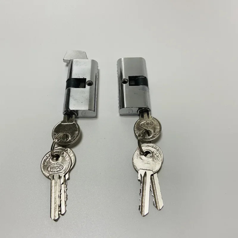 Lock Cylinder 54mm Double Door Single Door Indoor Anti-theft Aluminum Alloy Plug-in Door Lock Hook Lock Bladder