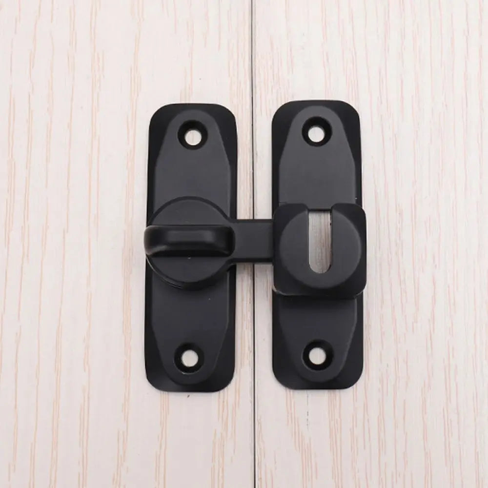Sliding Door Latch Sliding Door Lock Buckle Hasp Door Bolt Anti-theft Buckle Free Punching Door Buckle