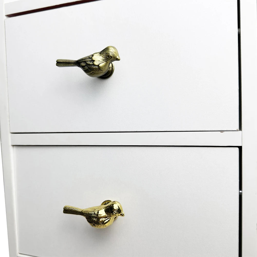 Cabinet Handle Bird Shaped Handle Drawer Knobs Kitchen Cupboard Pulls Wardrobe Door Handles Furniture Hardware Accessories ﻿