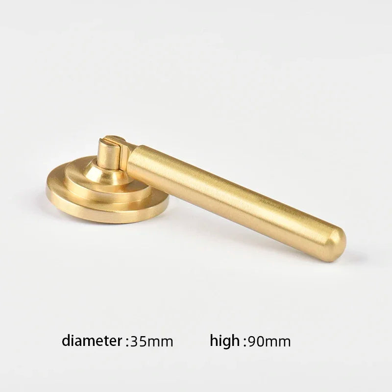 Round Brass Dresser Knobs Drawer Handle Cabinet Door Handle Antique Antique Kitchen furniture Hardware Knob Kitchen  Handles