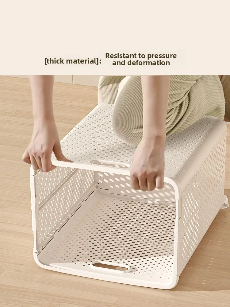 Bathroom Dirty Clothes Basket Laundry Hamper Stackable Storage Basket High Aesthetic Value Toilet Clothes Storage