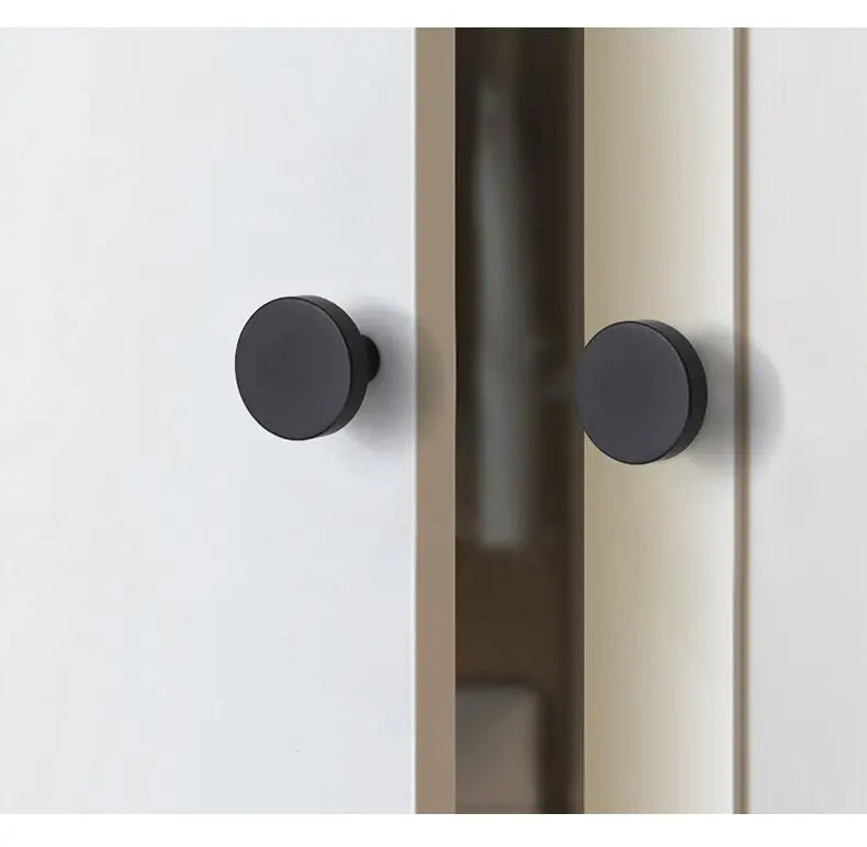 Handles Drawer Cabinet Furniture Kitchen Handles for Cabinet Knob Door Drawer Furniture Kitchen Knob Round Classic Golden Black