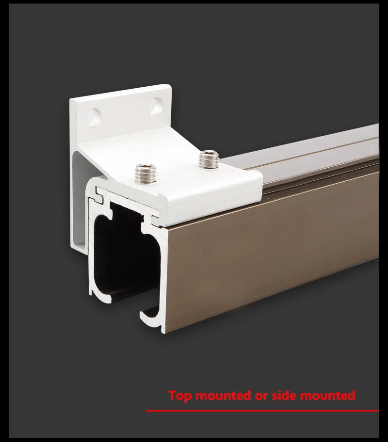 Sliding Door Track Slideway Solid Wood Folding Sliding Door Sliding Rail Hanging Rail Slow Lifting Wheel Hanging Door Guide Rail