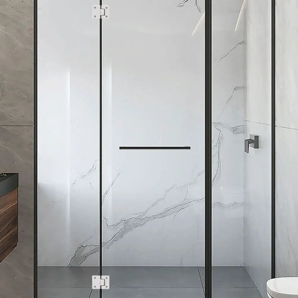 Stainless Steel Bathroom Door Hinges 90°/135°/180° Solid Sheet Glass Door Bracket Clip Silver/black/golden