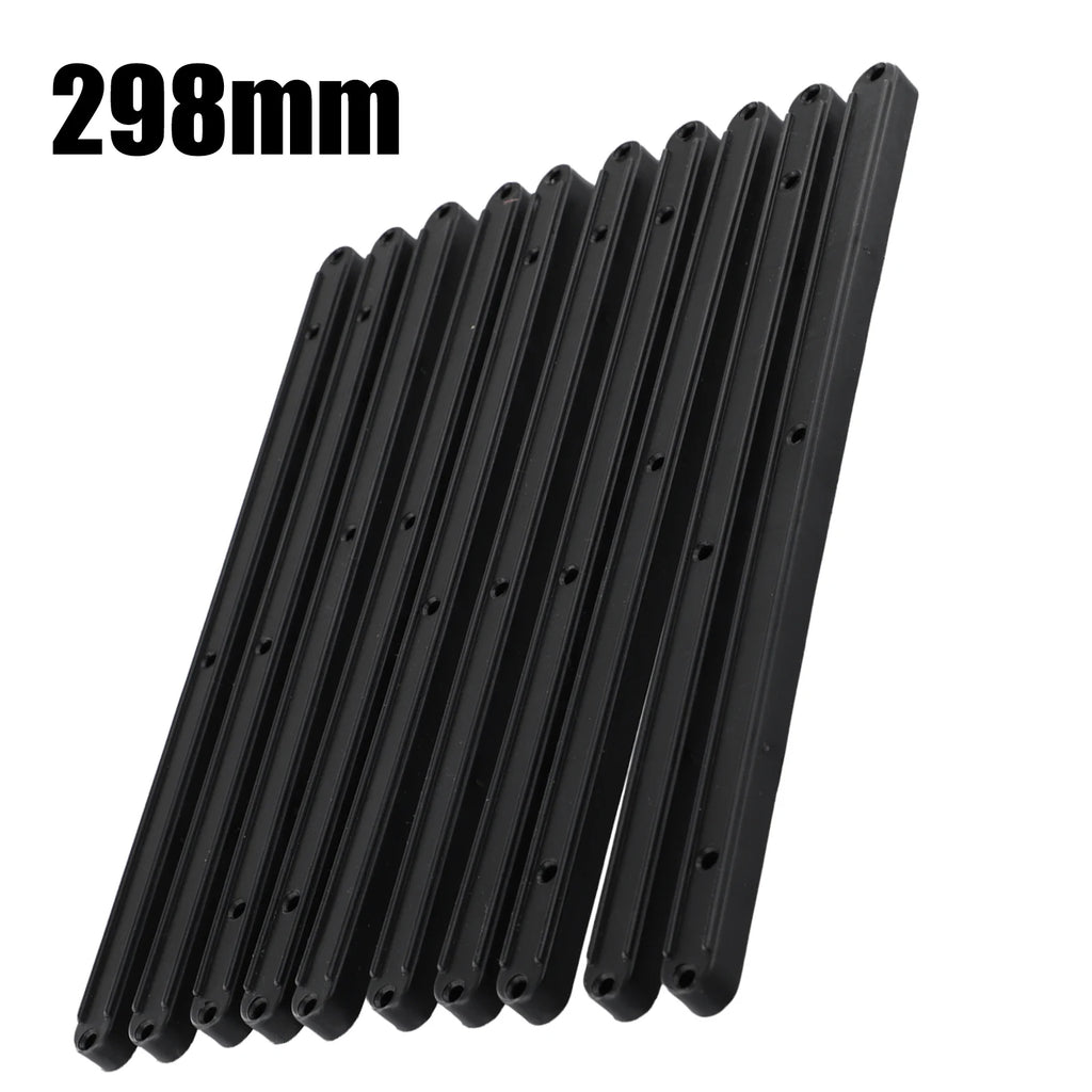 10 Pcs Draw Rail  Plastic Drawer Slides  180/235/298mm Draw  Runners Replacement  Drawer Runners