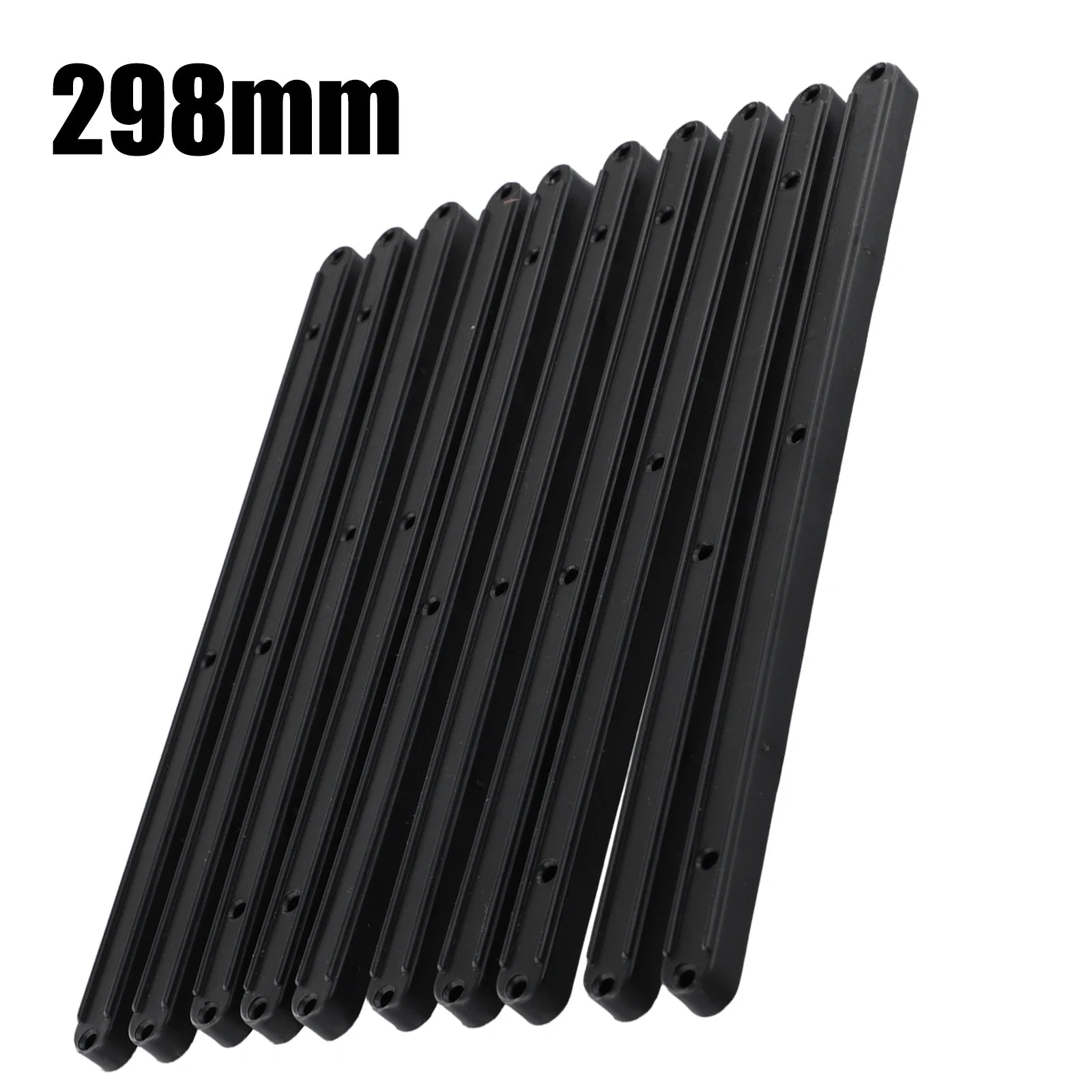 10 Pcs Draw Rail  Plastic Drawer Slides  180/235/298mm Draw  Runners Replacement  Drawer Runners