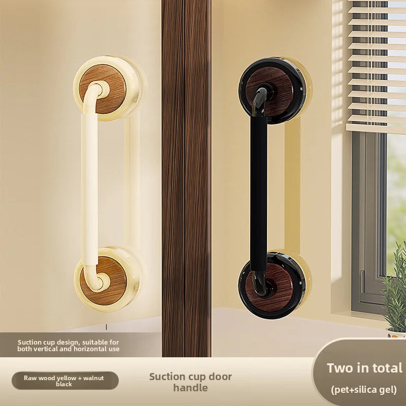 Suction cup door handle, no punching, powerful shower room, kitchen sliding door, glass door, cabinet door, refrigerator handle,