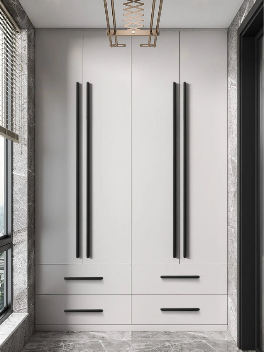 Modern Long Cabinet Handles Hidden-style Aluminum alloy Wardrobe Drawer Handle 800mm 1000mm Furniture Pulls