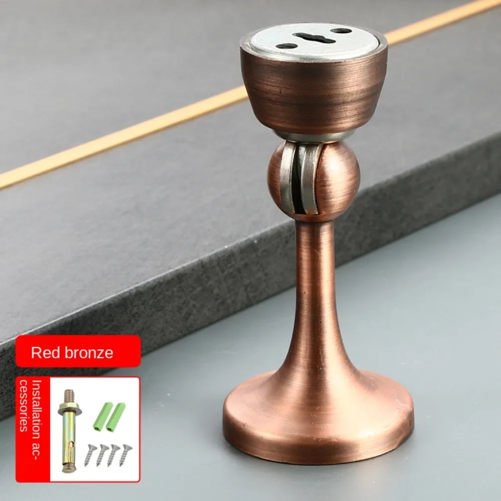 Practical Wall-mounted Type Magnetic Door Stopper Fixed Strong Magnetic Door Suction Mute Durable Door Stop Bumper Door