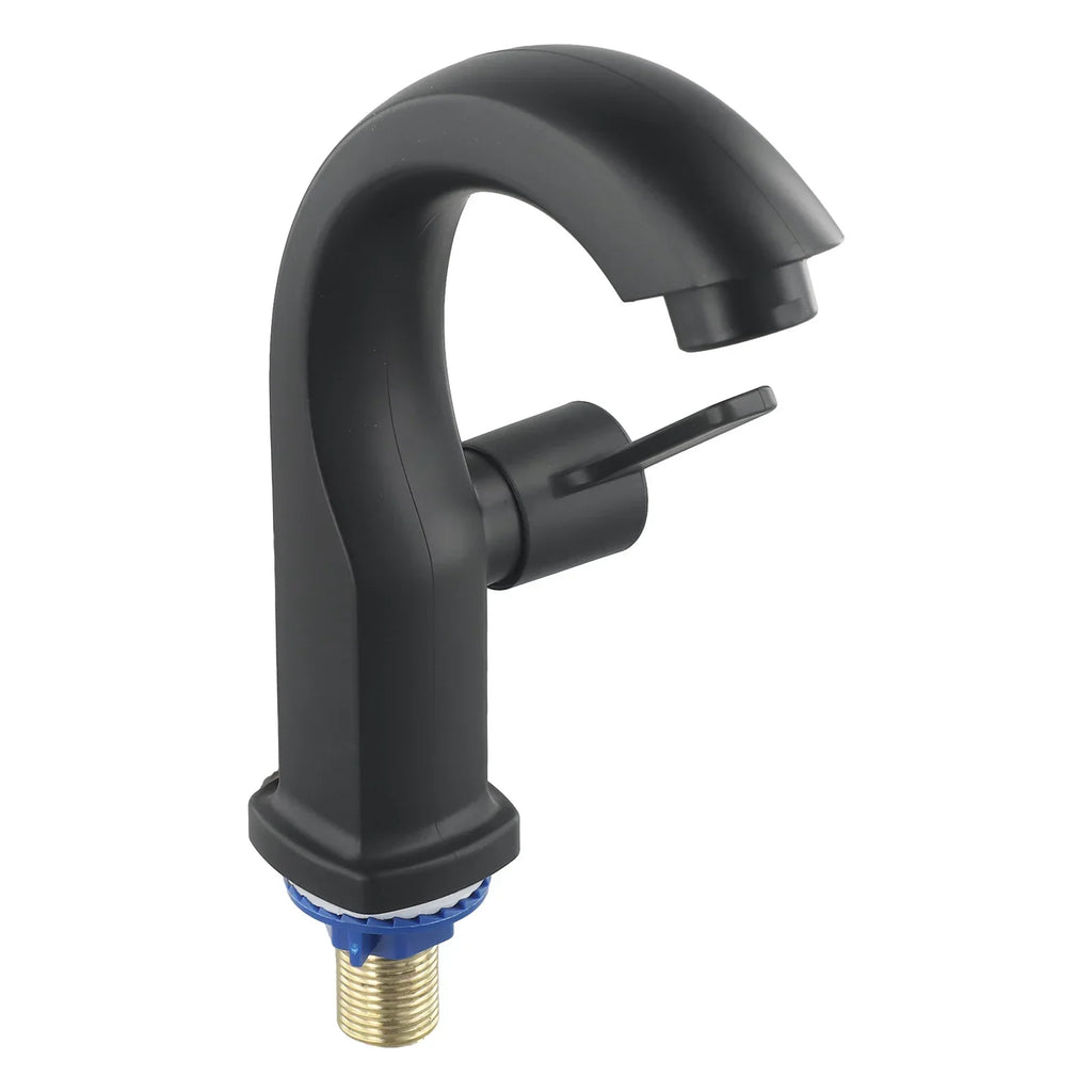 Bathroom Basin Faucet with ABS Water Purifier Single Lever Hole Tap Cold Water Only for Bathroom and Kitchen Deck Mounted Sink