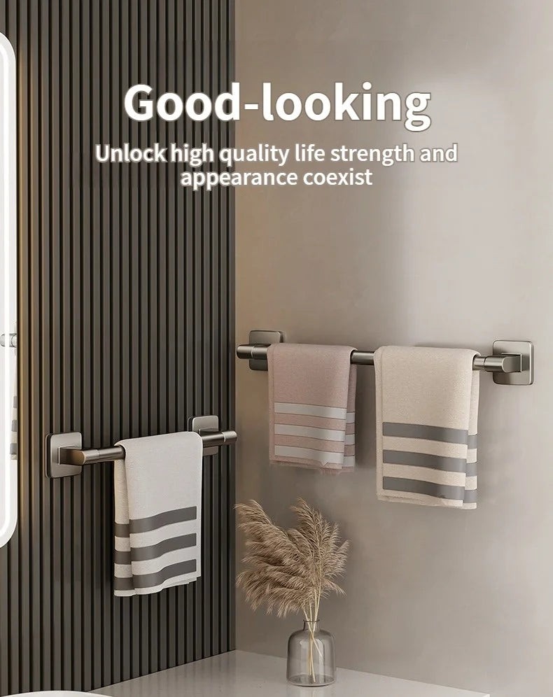 No Need To Drill Walls For Installation Bathroom Towel Bar/Hook/Towel Rack/Kitchen Rag Rack Bathroom Accessories