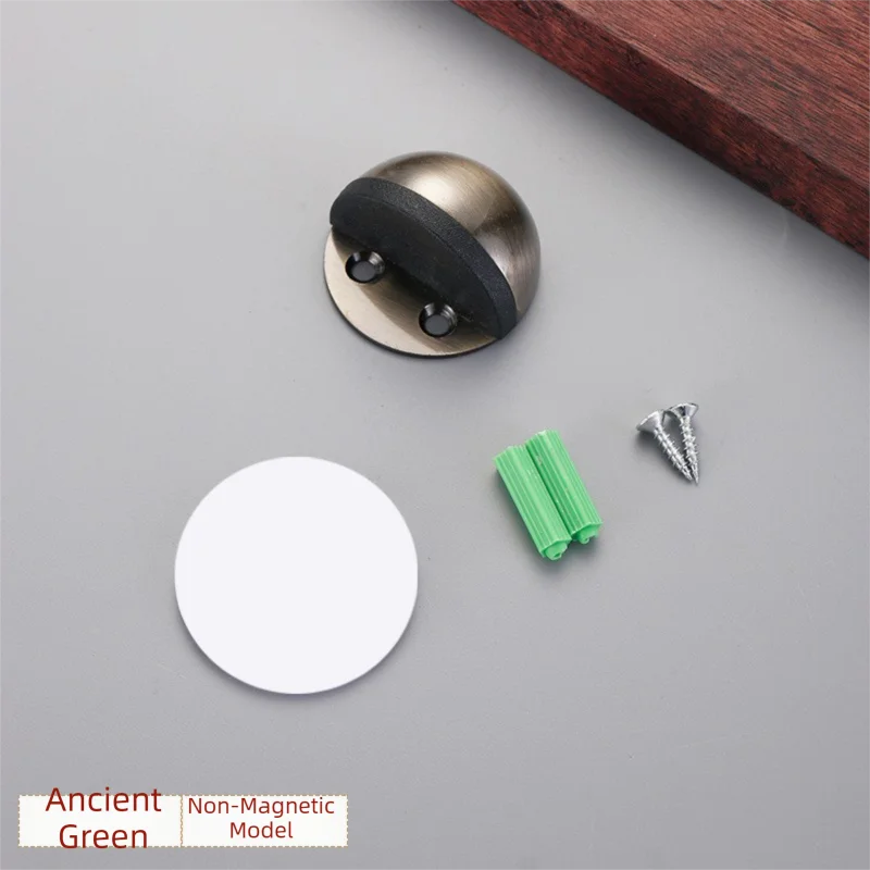 New No-Drill Magnetic Door Stopper - Silicone Anti-Collision Buffer for Glass & Bedroom Doors, Windproof Floor Mount