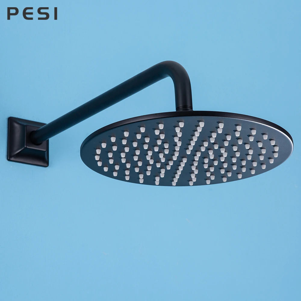 Stainless Steel Shower Head 10 Inch Magic Rainfall Bath Head Ceiling Wall Mounted Bathroom Accessories Water Save For Shower