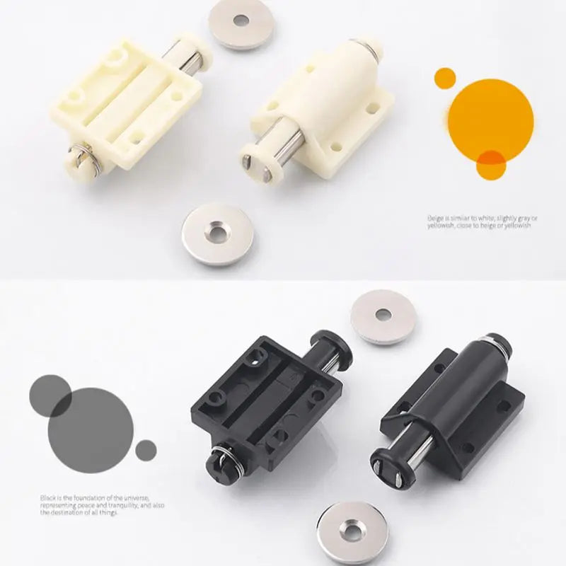 Rebounding Magnetic Drawer Latch Door Closer Furniture Hardware Cabinet Catches Door Stopper for Wardrobe/Kitchen Cupboard