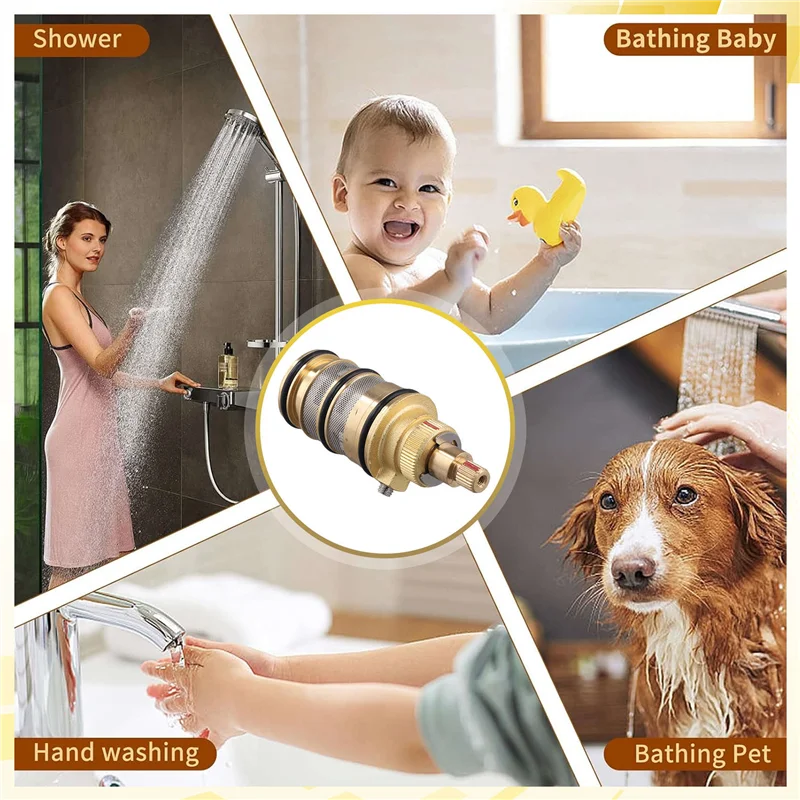 ABKJ-Bathroom Hardware Thermostatic Mixer Taps Bath Bathroom Shower Valve Thermostatic Mixer Valve Thermostatic Mixer Valve A