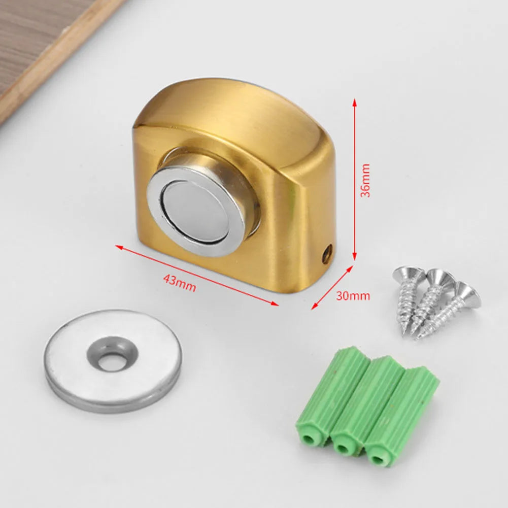 Door Holder Home Improvement Magnetic Door Stopper Easy To Install Modern Minimalist Design Reliable Manual Control