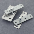 Stainless Steel Pivot Door Hinge Heavy Duty for Wood Shaft Murphy Hinge Up and Down Doors Rotating Hinges Location Shaft Hinge