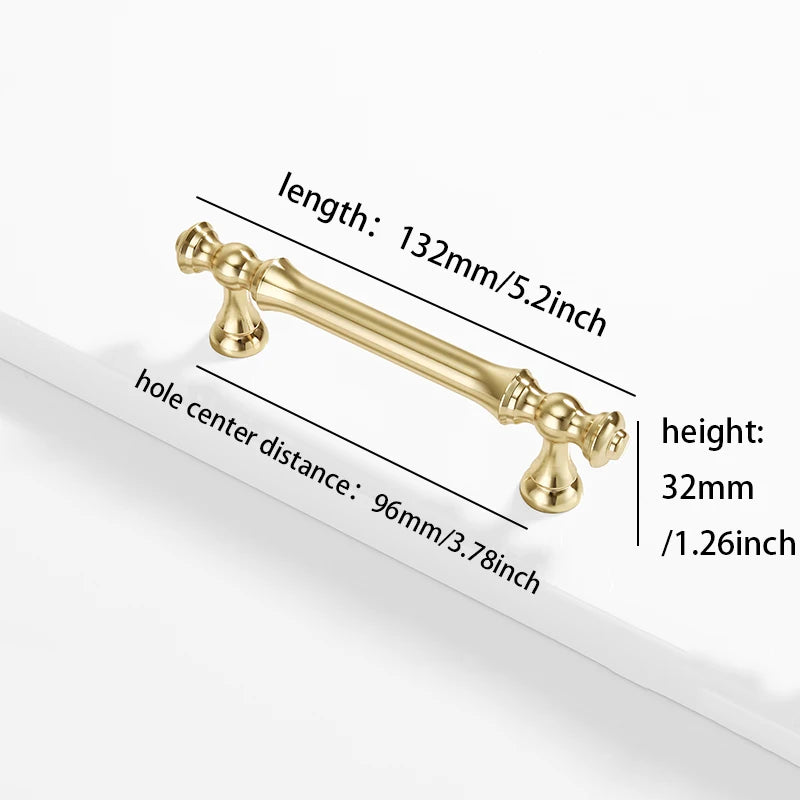 Furniture handles for kitchen cabinets, dressing table drawers, and wardrobes, durable and suitable for home decoration