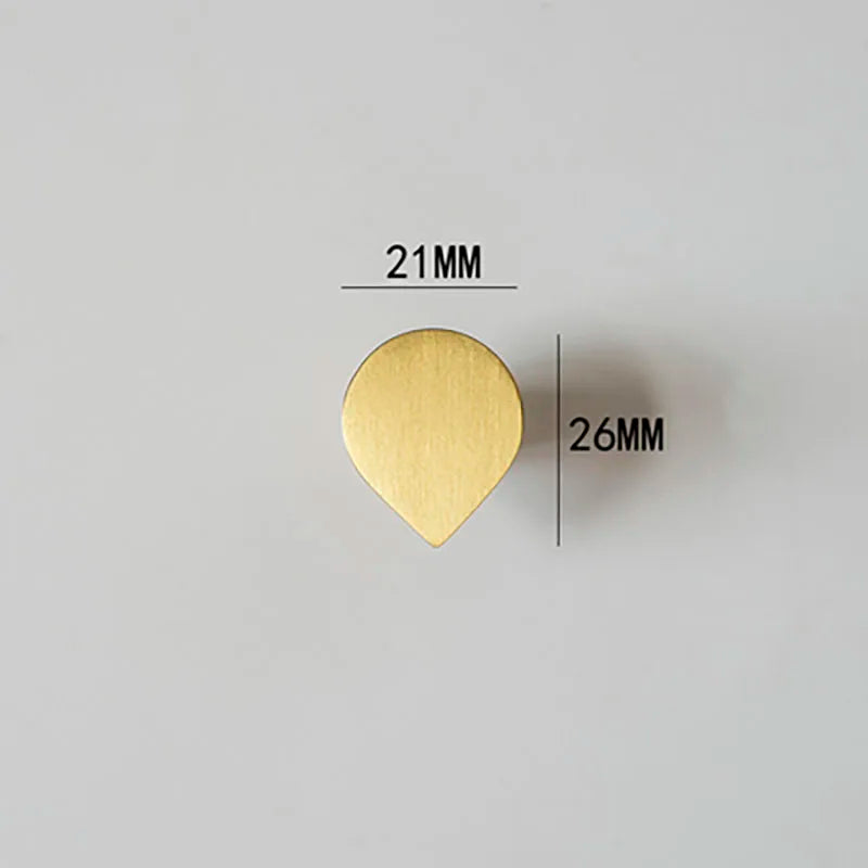 Modern Simple Wardrobe Handles Cabinet Knobs Furniture Door Pulls for drawer dresser cupboard Brass Hardware