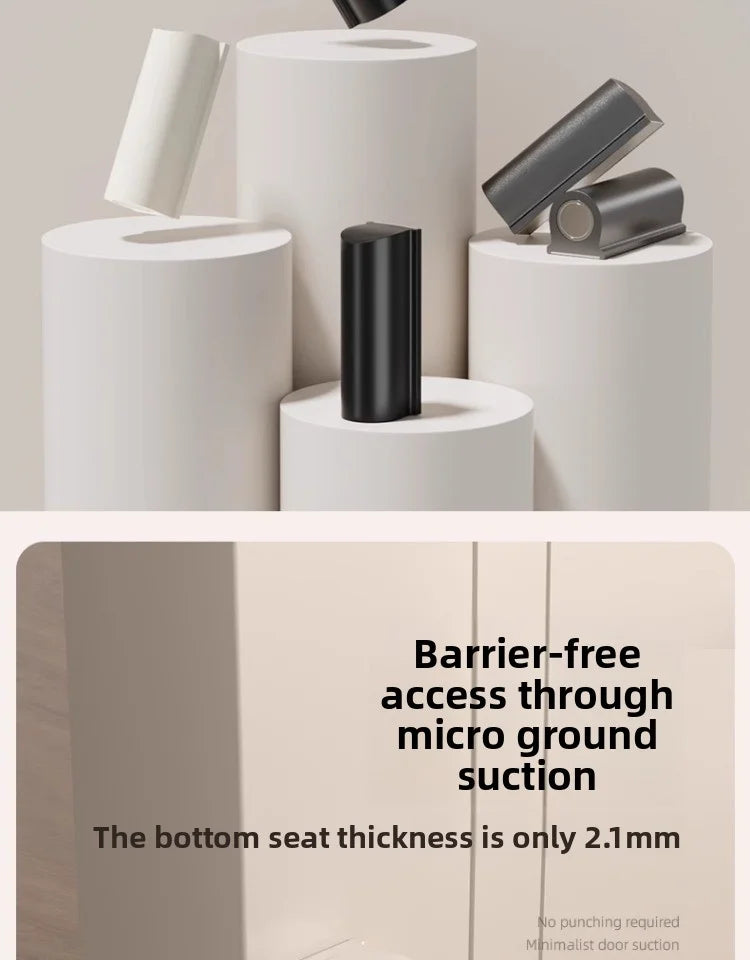 Magnetic Door Stopper -Avoiding Door Damage, Prevents Door Slamming Protects Walls For All Door Materials, Door Hardware