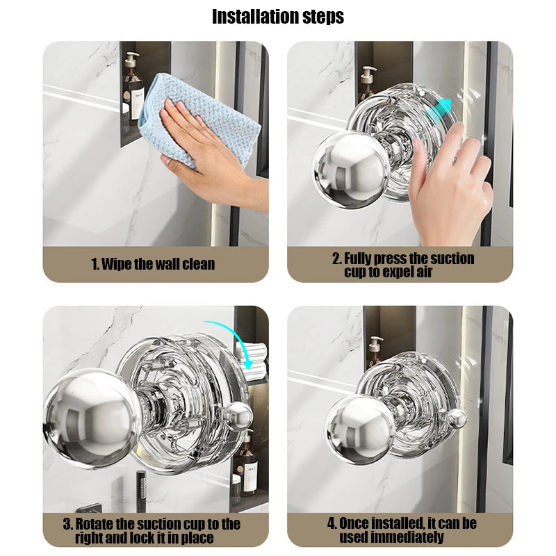 Suction Cup Door Handle Bathroom Bathroom Sliding Door Glass Door Refrigerator Cabinet Toilet Lid Suction Cup Handle