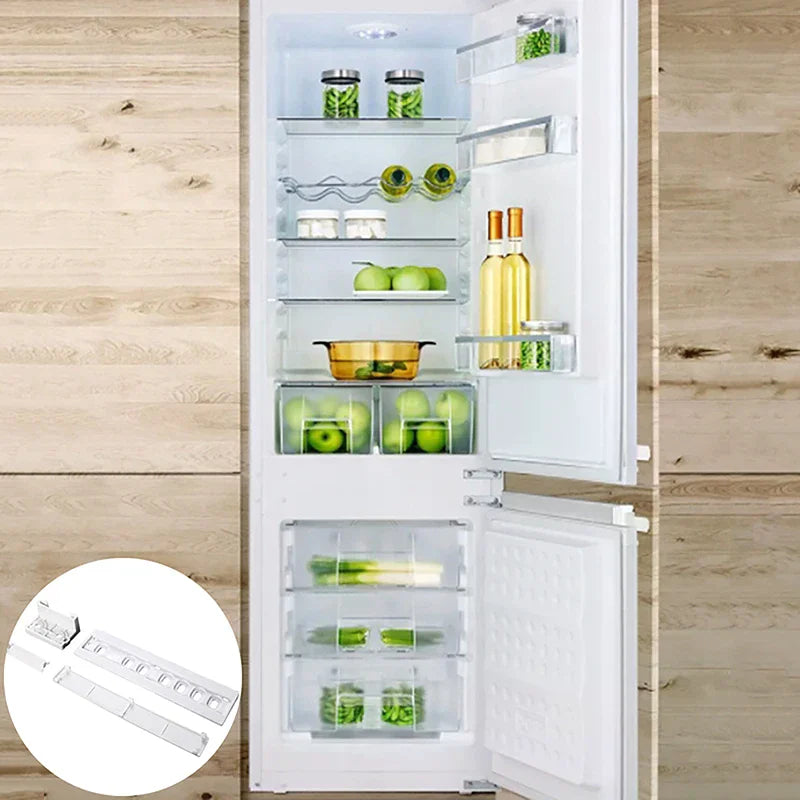Refrigerator Door Sliding Guidance Rail Set Easy Slide Mounting Kit for Fridge Repair Parts Home Improvement