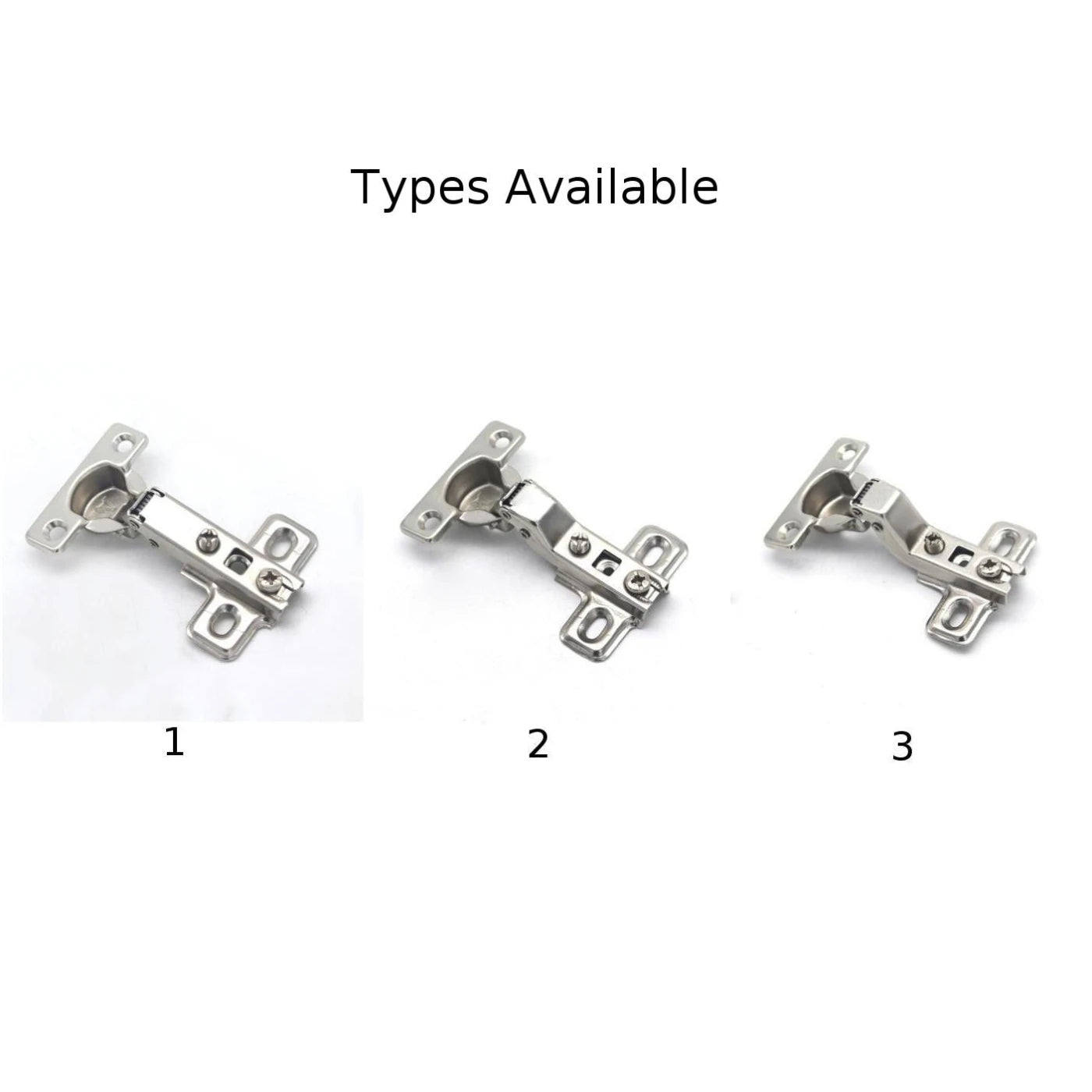 2Pcs 25mm Small Furniture Hinge Soft Close Hydraulic Damper Hinge For Kitchen Cabinet Cupboard Door Hinges Buffering Hardware