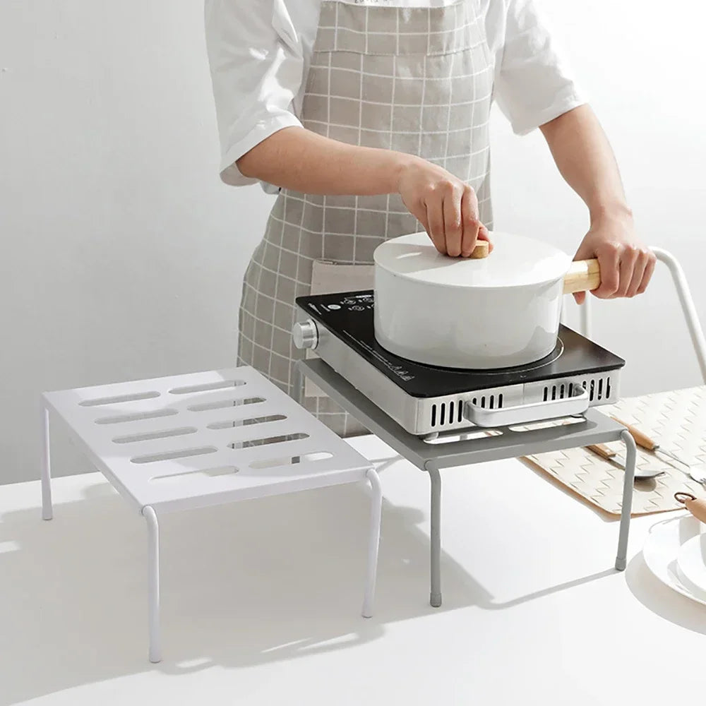 Expandable Shelves Kitchen Storage Rack Shelf Freestanding Spice Organizer Useful Things for Kitchen Household Acceesories Home