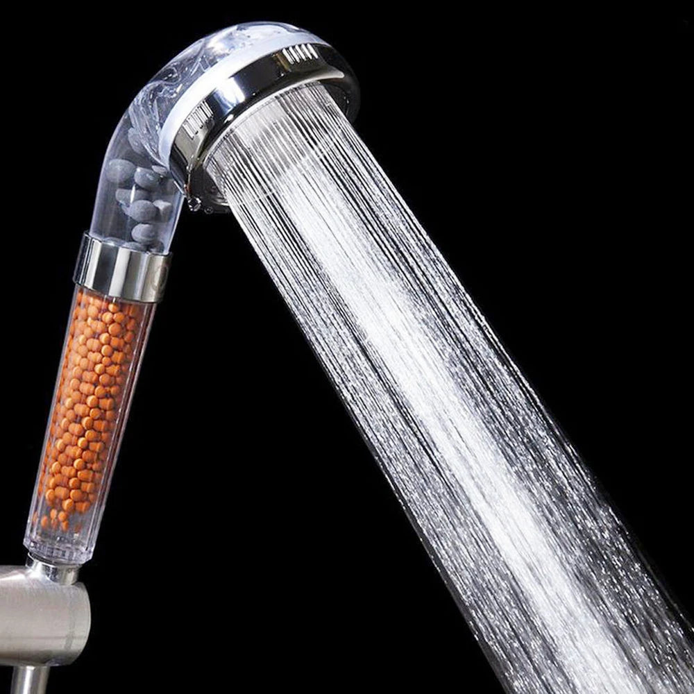 Bathroom Water Therapy Shower Negative Ion SPA Shower Head Water Saving Rainfall Shower Filter Head High Pressure Bath Spray