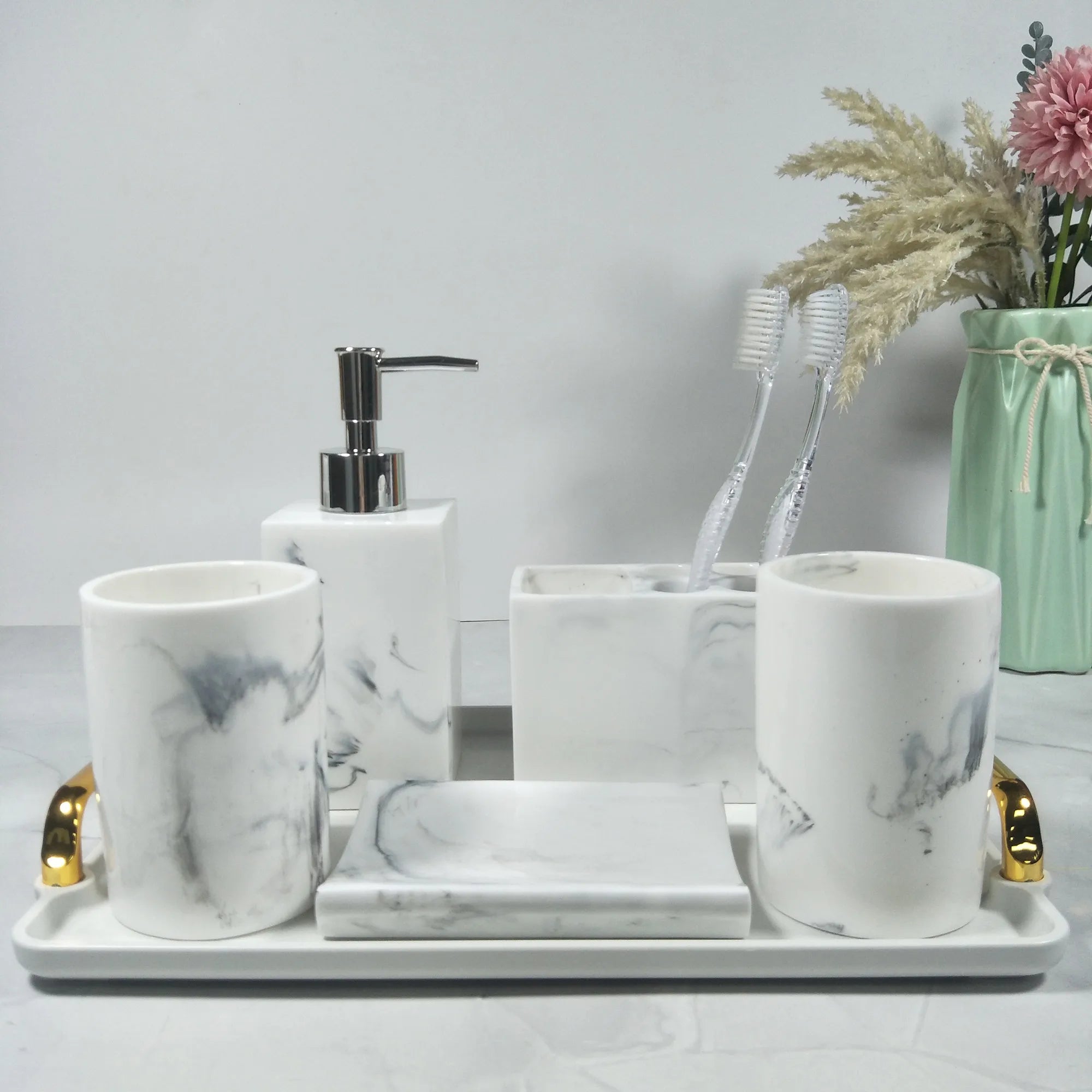 Bathroom Decoration  Accessories for Toothbrush Resin Shower Toilet