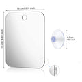 New Acrylic Mirror Shower Shaving Mirror Washroom Travel Accessories For Women Makeup Shaving Bathroom Tools