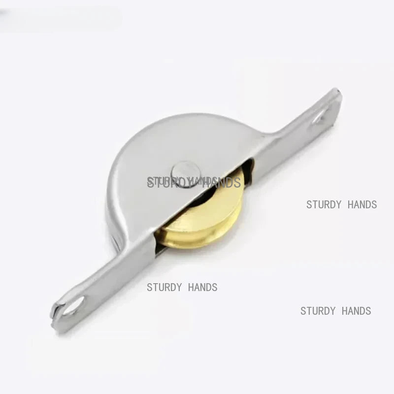 2 pieces of stainless steel sliding door groove silent pulley barn door and window roller furniture hardware accessories