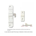 Sliding Folding Trackless Screen Door Latches Push-Pull Mesh Window Hook Locks Anti-theft Lock Buckle Left&Right Universal Latch