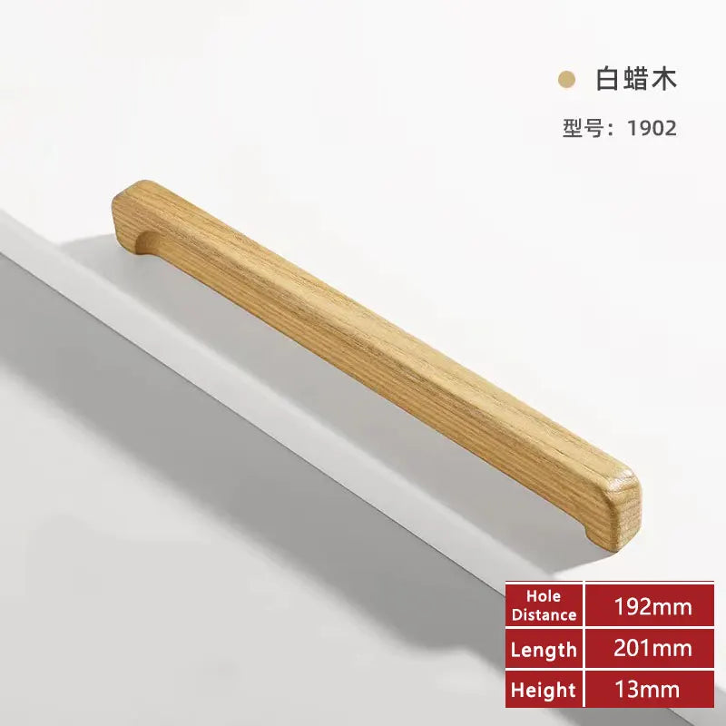 Wooden Cabinet Handles for Furniture Drawer Knobs Kitchen Cupboard Handles Wardrobe Door Knob and Handle Furniture Hardware