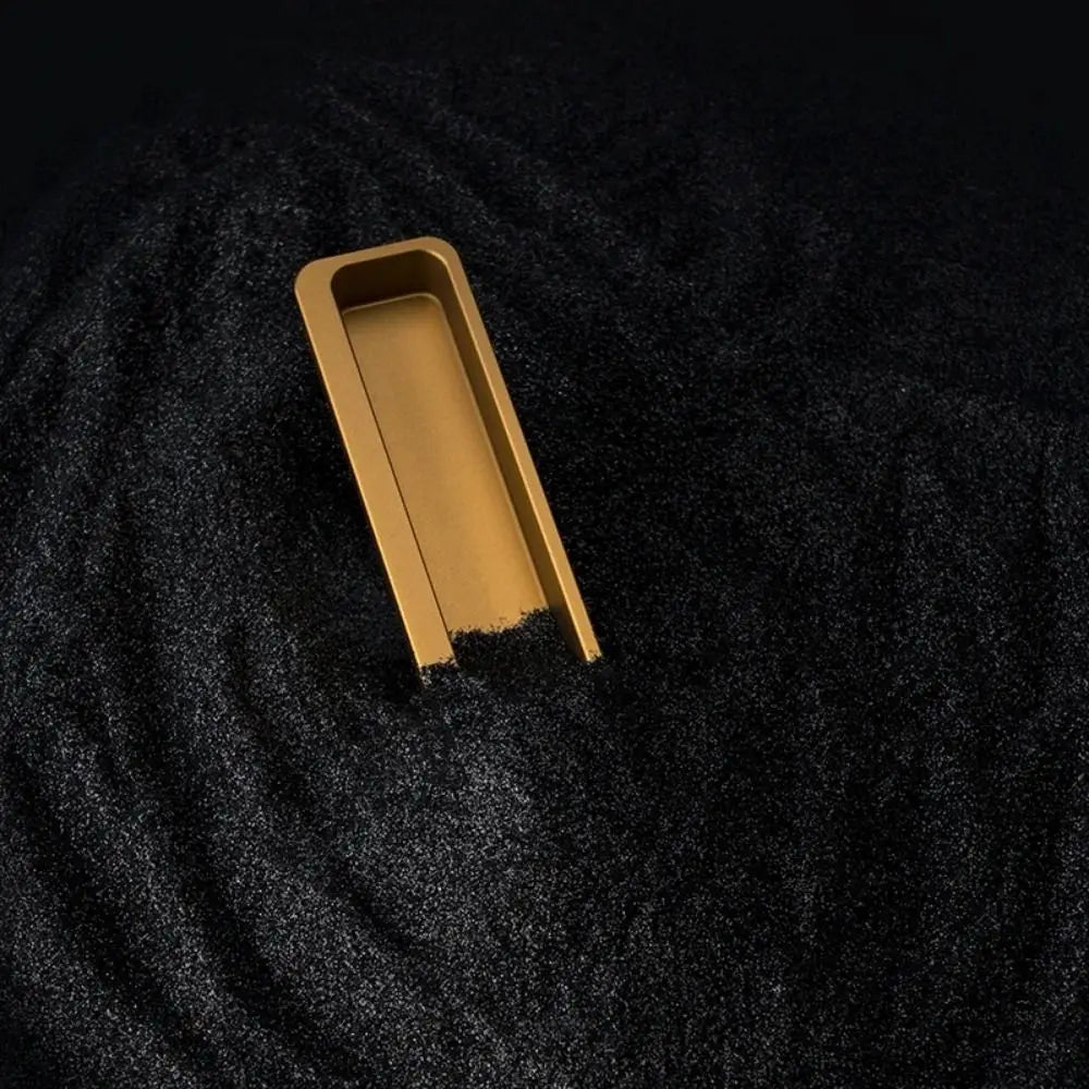 Modern Style Furniture Handle Metal Slotting Recessed Cabinet Door Handle Convenient fashion Embedded Stealth Handle