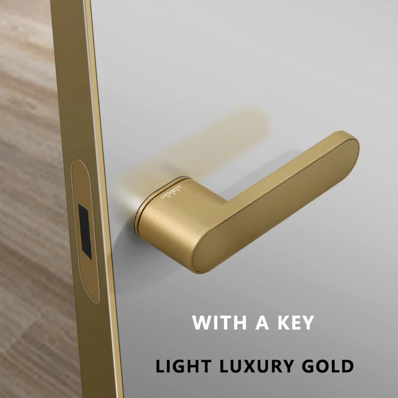 2023 New Ecological Door Lock Indoor Magnetic Suction Silent Minimalist Door Lock Bedroom Door Lock Modern Simple Door Handle