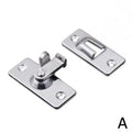 Door Lock Guard Latch Bolt 90 Degree Steel Toggle Latch Sliding Barn Door Lock Wine Cabinet Closet Right Angle Lock