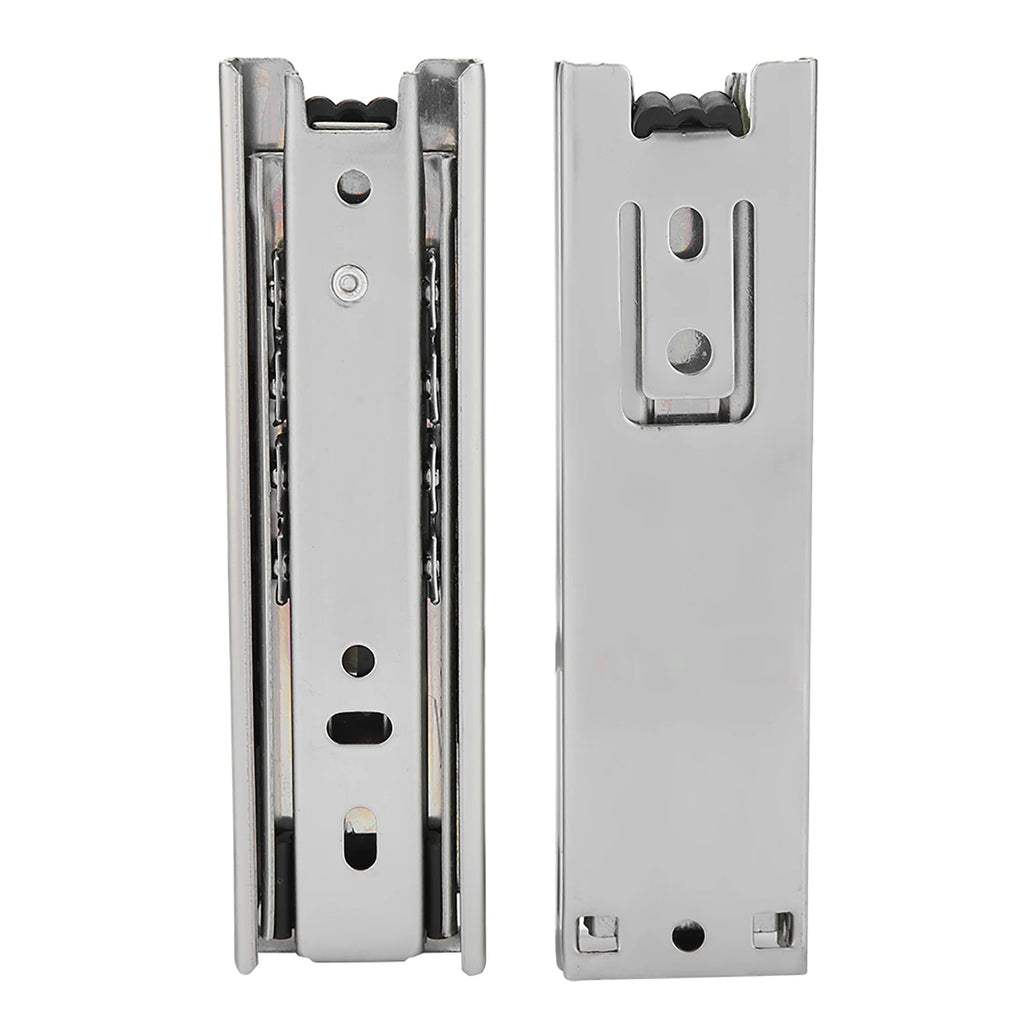 2pcs 5in Mini Short Drawer Slides Furniture Guide Rail Full Extension Kitchen Cupboard Drawer Hardware 35mm Width