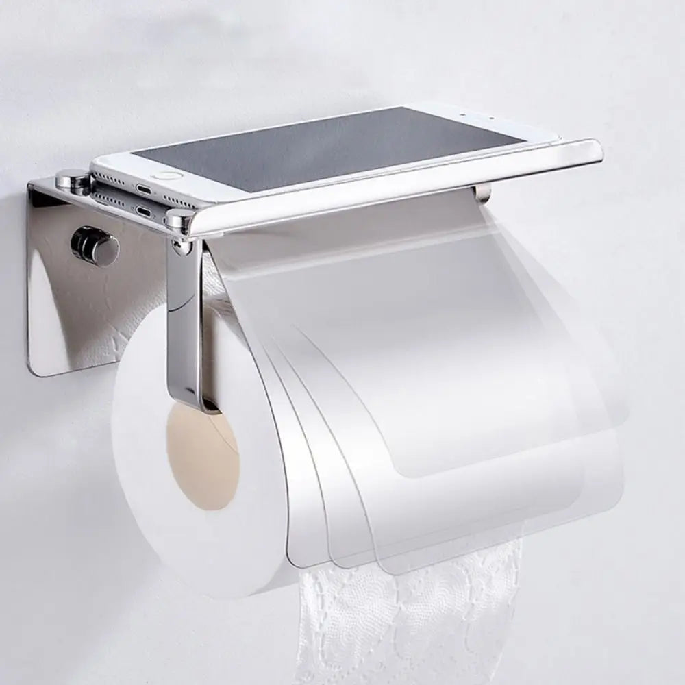 Bathroom Hardware Brushed Nickel Bathroom Accessories 304 Stainless Steel Hook Towel Rack Toilet Paper Holder Toilet Brush