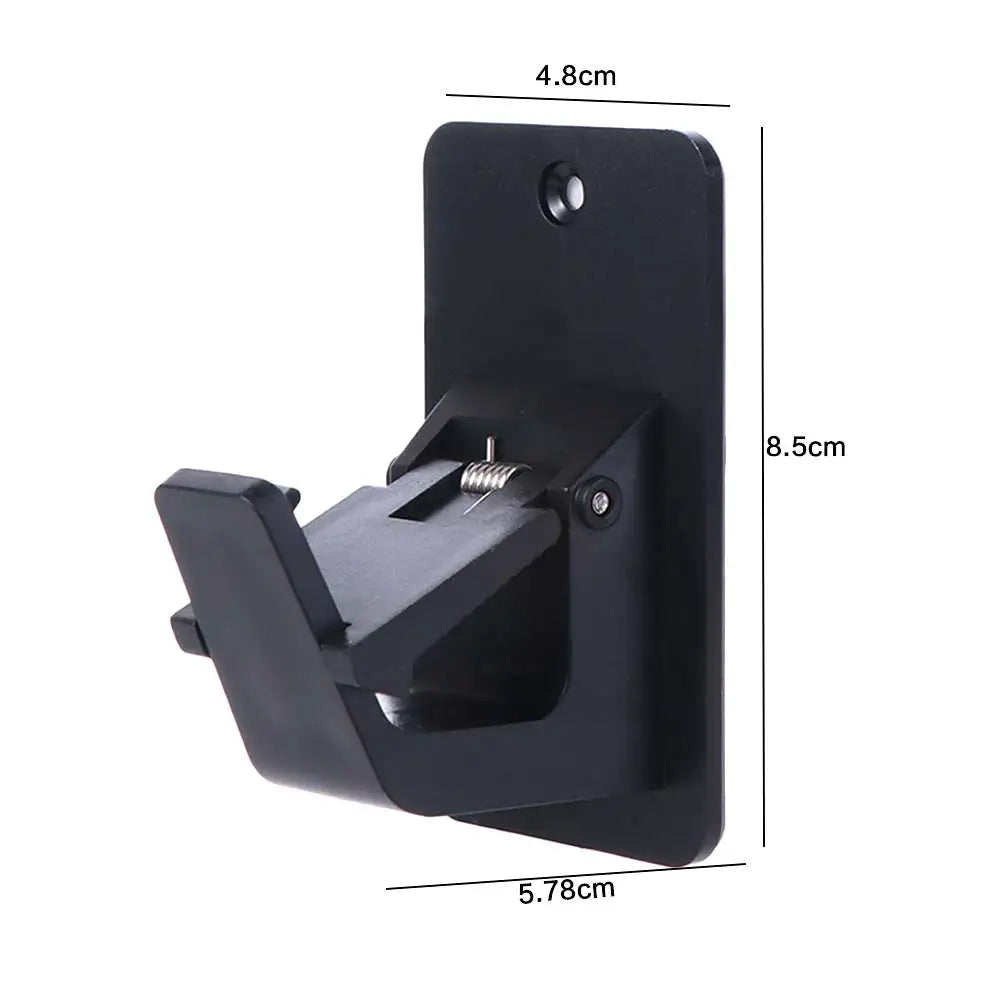 2Pcs Wall-mounted Curtain Rod Holders Heavy-duty Adjustable Curtain Hanging Hooks with Screws Practical Curtain Rod Support