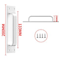 1pc Door Handle Aluminum Alloy Window Cabinet Balcony Sliding Door Pull Closet Furniture Hardware Home Improvement