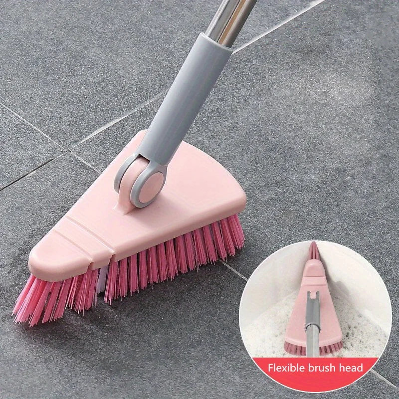Shower Scrubber, Long Handle Bathroom Cleaning Brush, For Bathroom, Shower, Floor, Wall, Cleaning Supplies, Cleaning Tool,