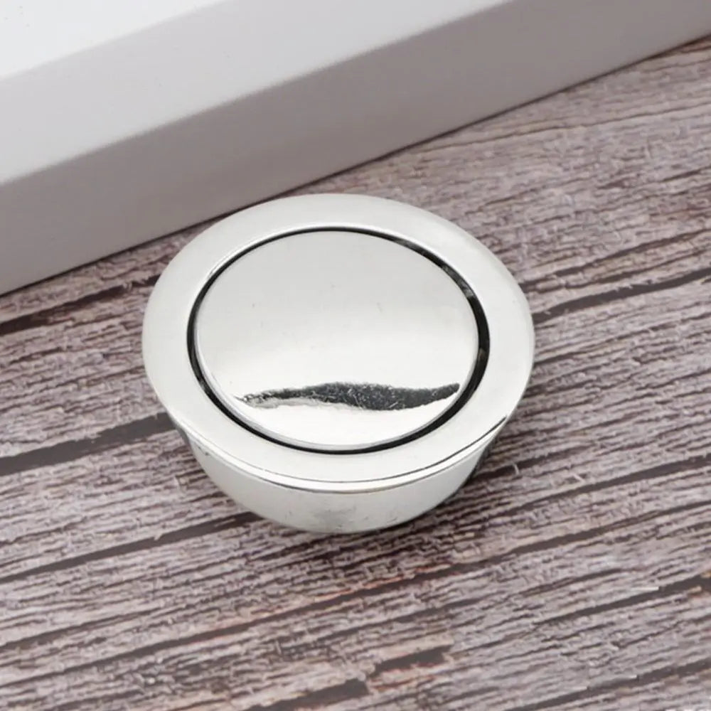 Modern Stainless Steel Door Handles Round Cupboard Tatami Cabinet Handle Pull Wardrobe Recessed Door Knob Tatami